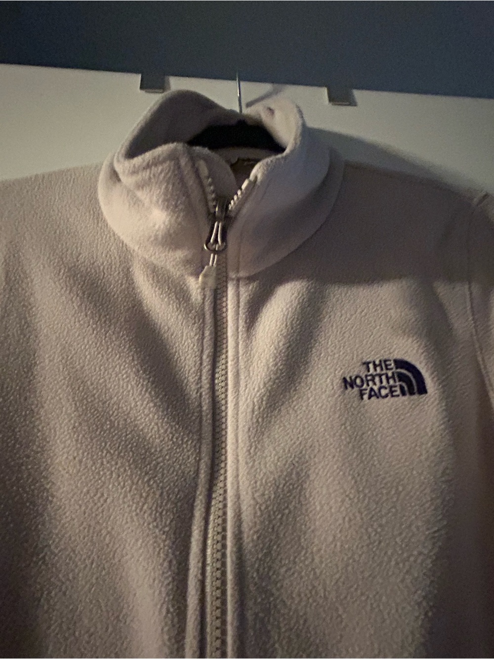 The North Face Women's Cream Full-Zip Fleece Jacket size M